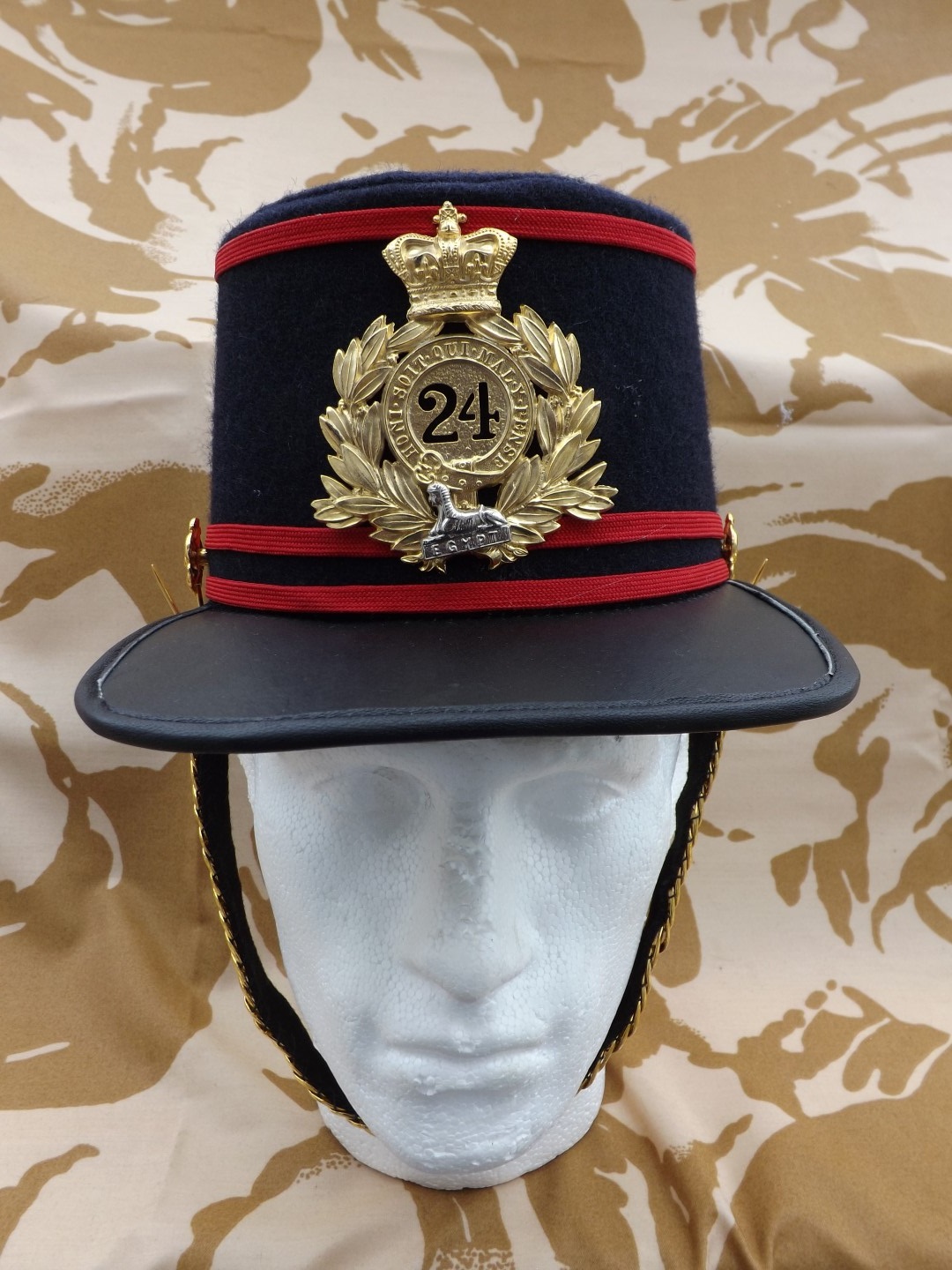 1868 Last Pattern Shako OR 002.JPG